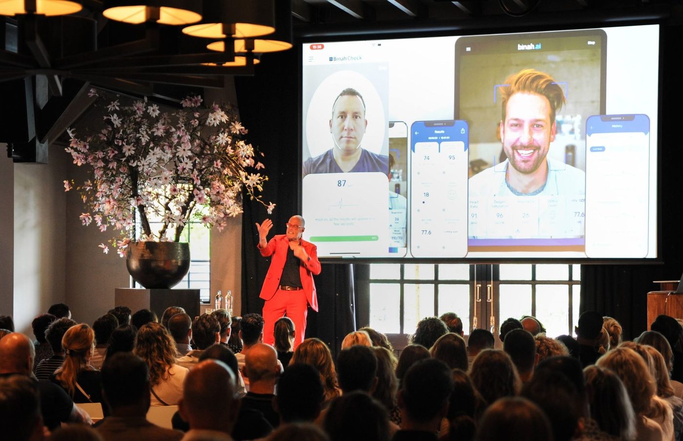 Viewture-sessie voor een volle zaal